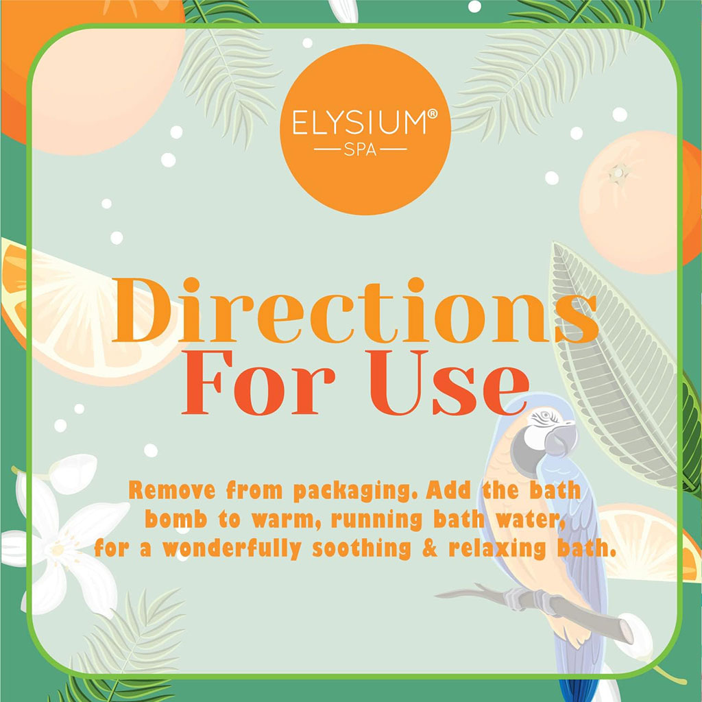 Elysium Spa Citrus Fresh Neroli And Sweet Orange Bath Bombs