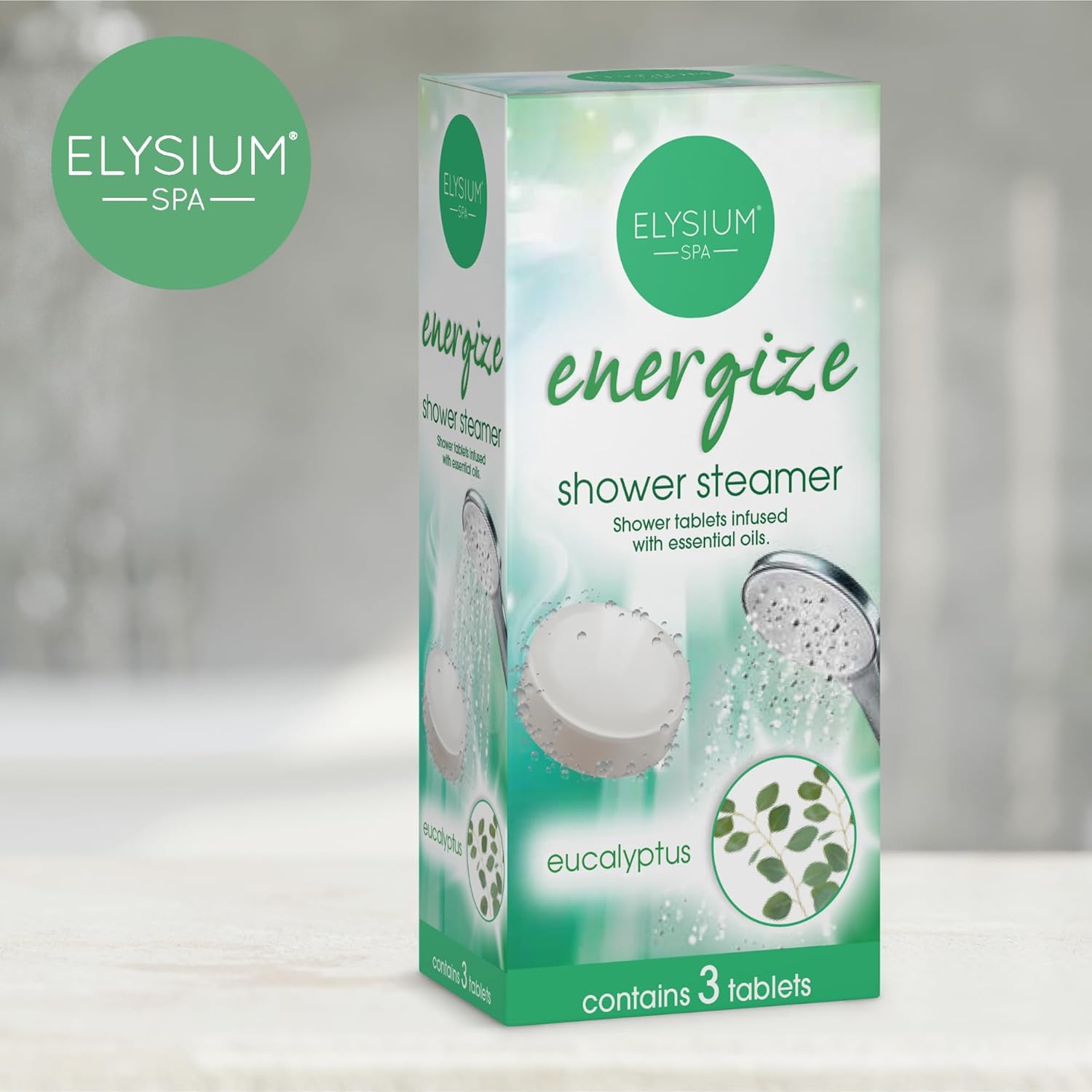 Energize Shower Steamers Tablets With Eucalyptus Essential Oil