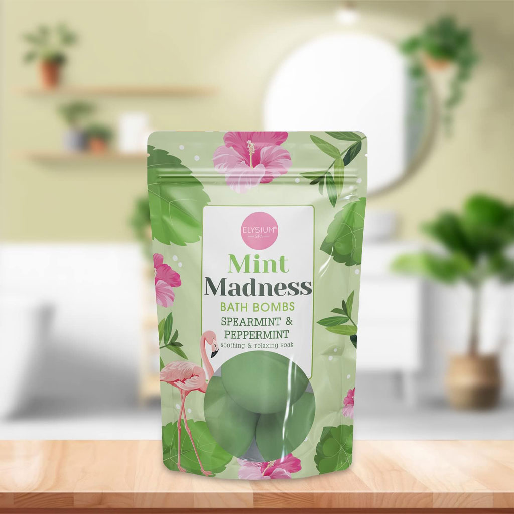 Elysium Spa Mint Madness Spearmint And Peppermint Bath Bombs