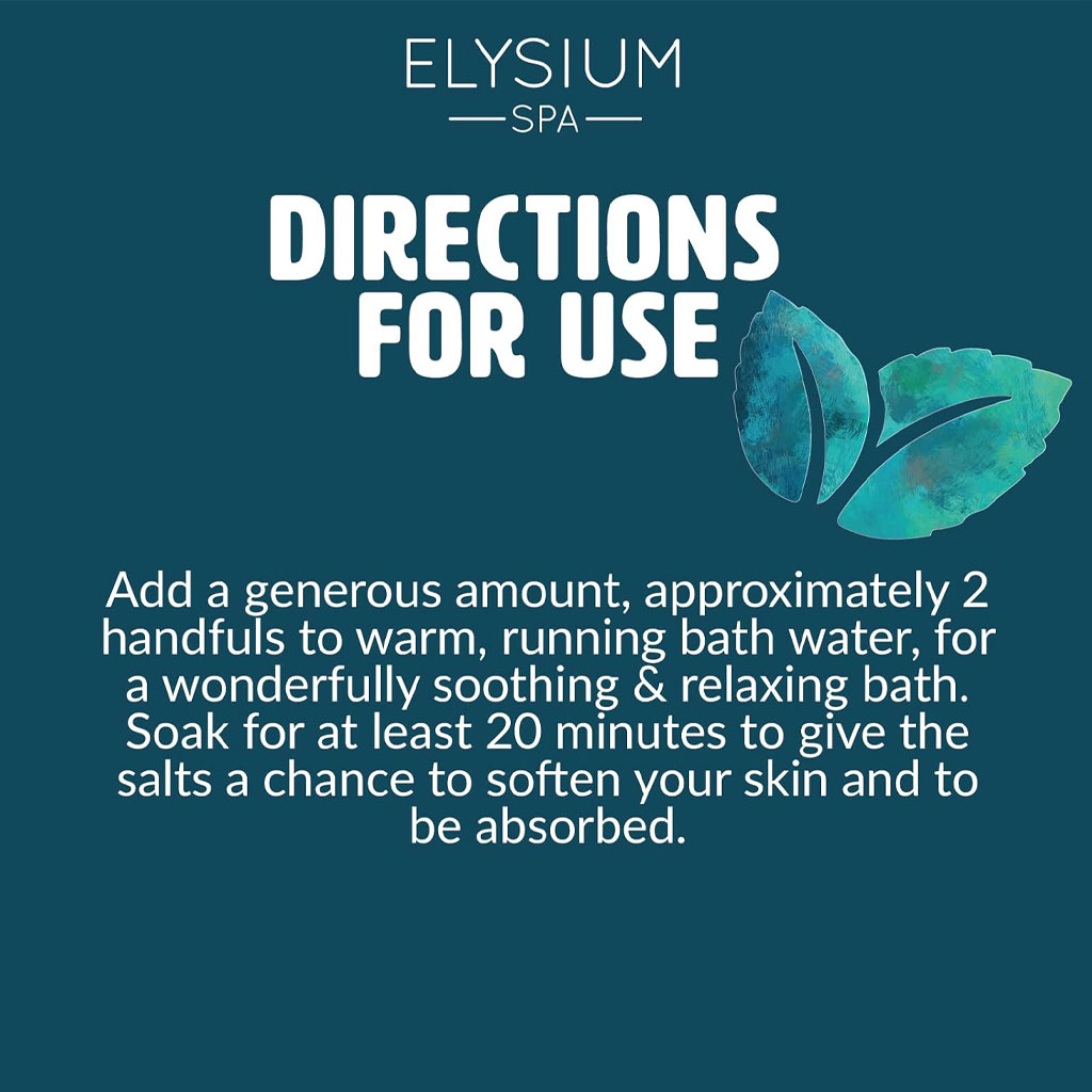 Muscle And Back Soak Bath Salts With Menthol