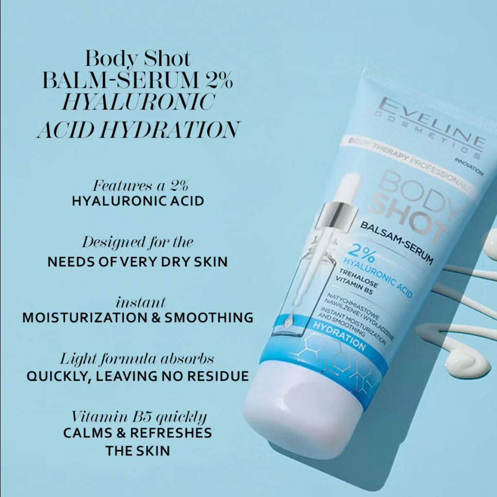 Body Shot Hyaluronic Acid Hydration Body Serum