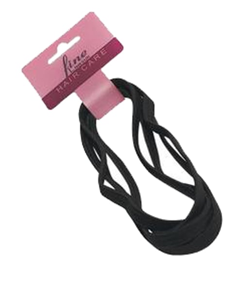 Fine Linesuk Headband And Ponytail 6006 Black