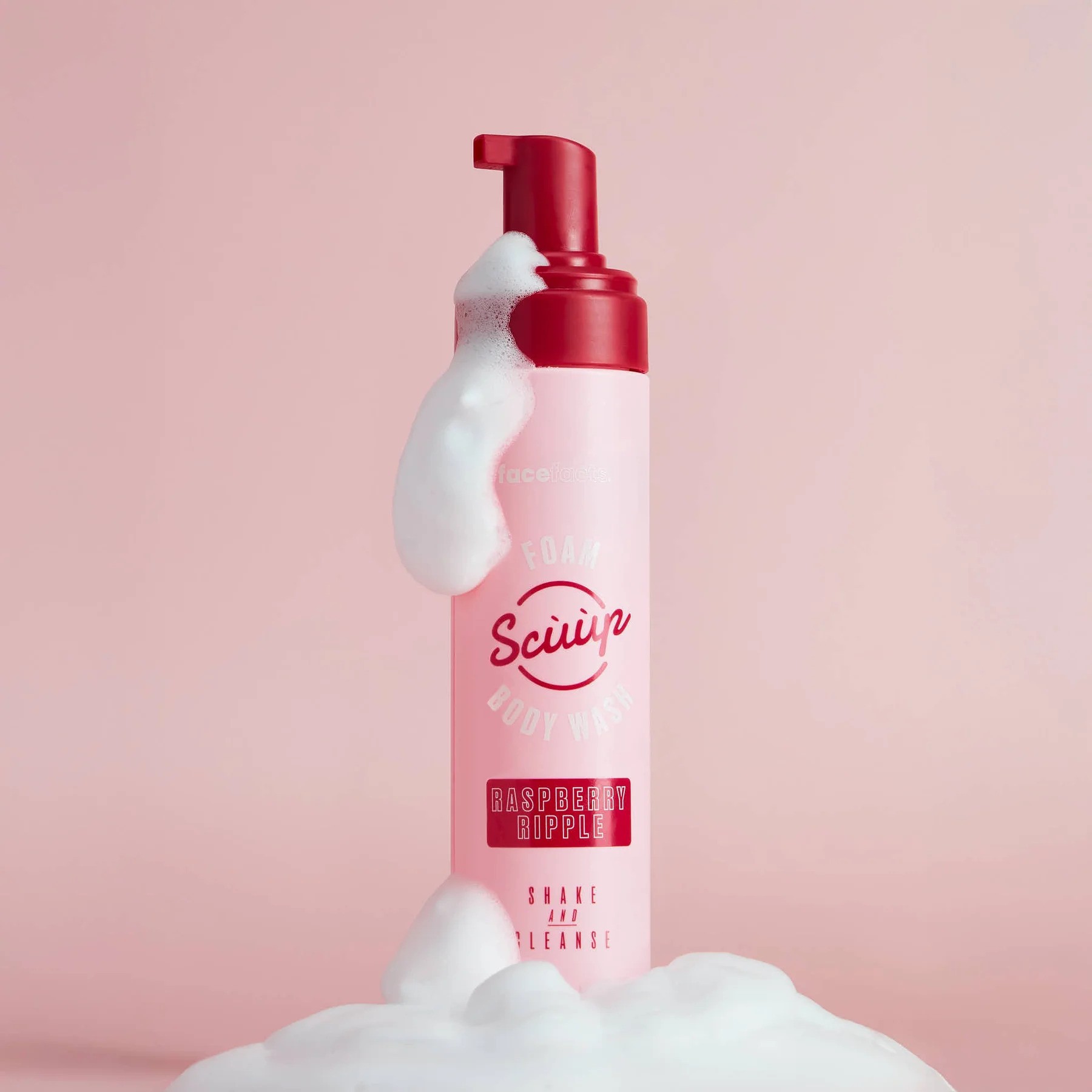 Scuup Raspberry Ripple Foam Body Wash