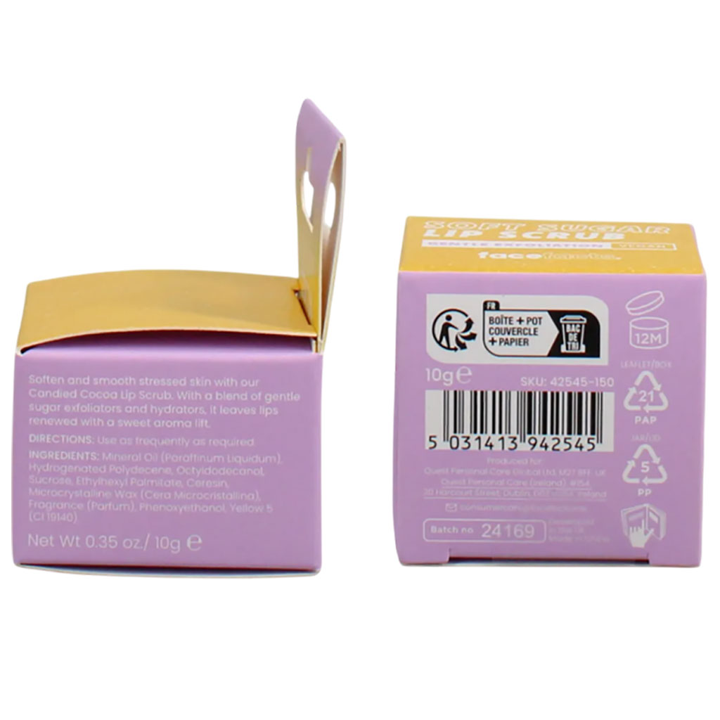 Face Facts Soft Sugar Lip Scrub Candied Cocoa