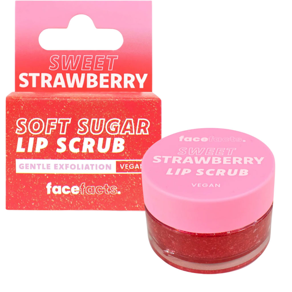 Face Facts Soft Sugar Lip Scrub Sweet Strawberry