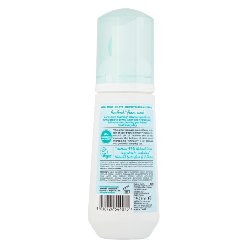 Foam Wash Rose And Cotton Flower Extracts