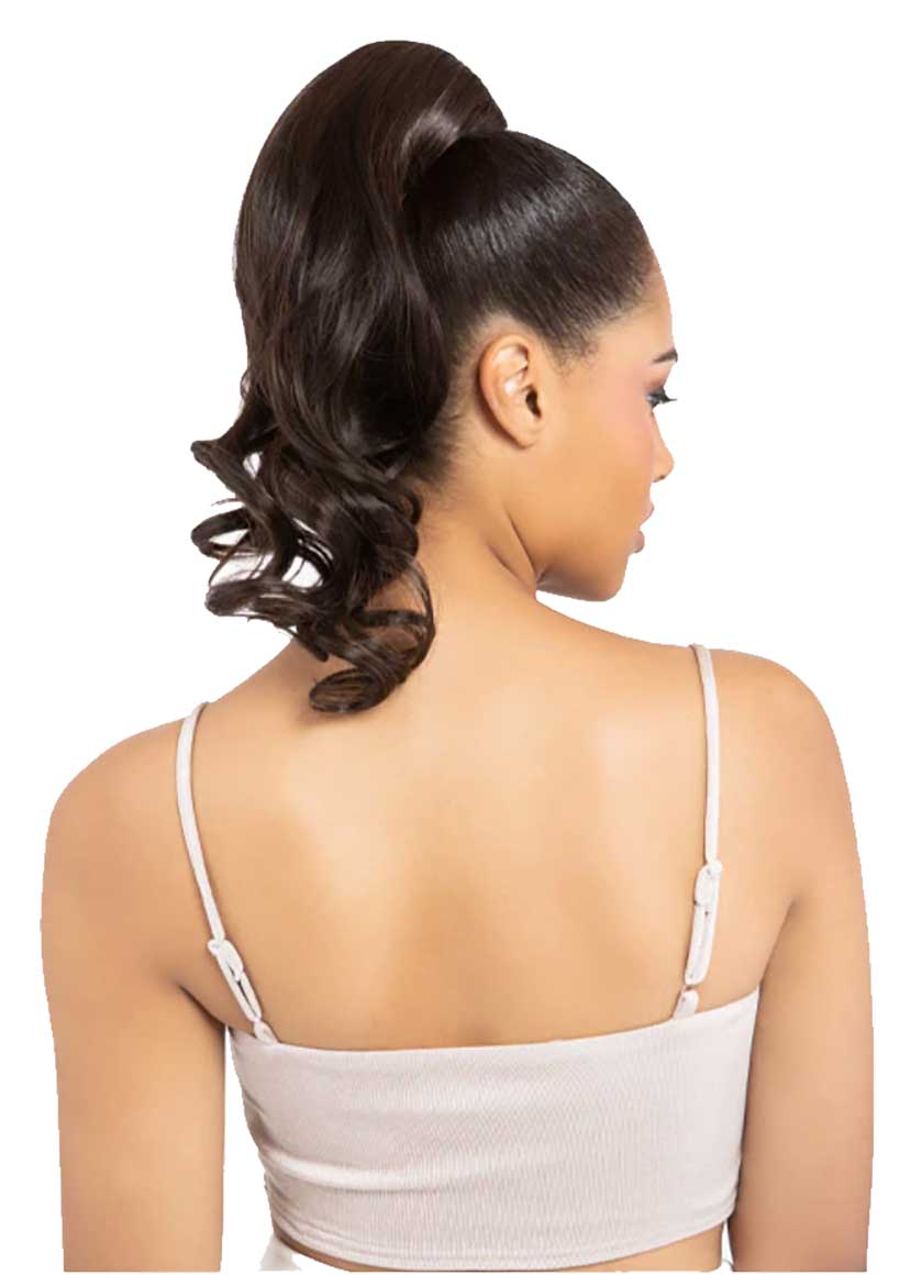 The Feme Collection Syn Ponytail Spin