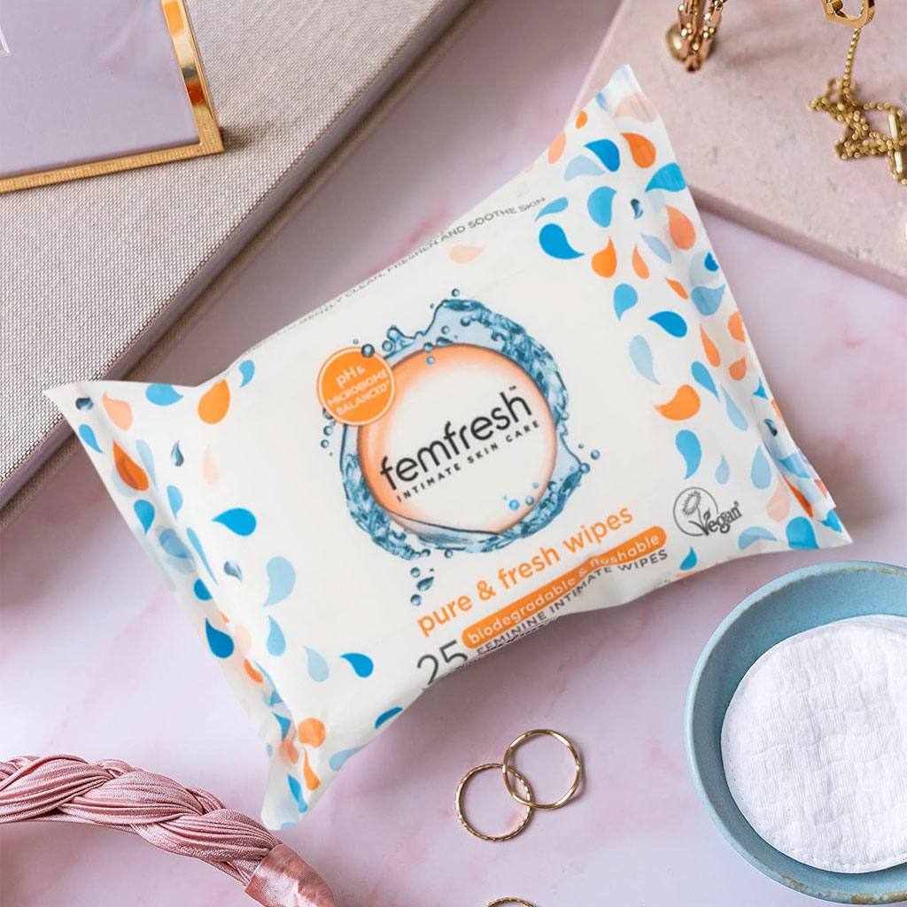 Femfresh Intimate Skin Care Pure And Fresh Wipes