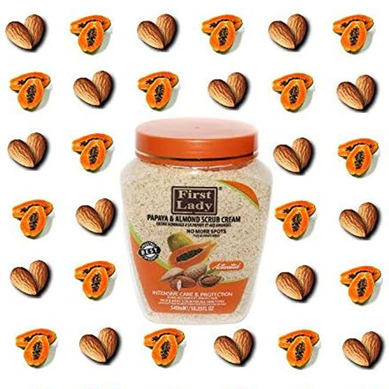 First Lady Papaya And Almond Scrub Cream 