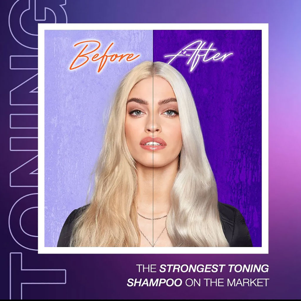 Clean Blonde Sulfate Free Damage Rewind Violet Toning Shampoo