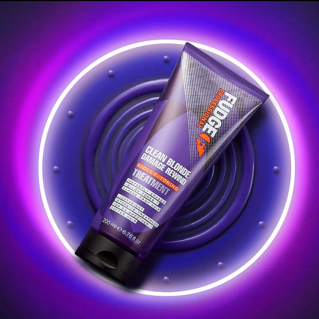 Fudge Clean Blonde Damage Rewind Violet Toning Treatment