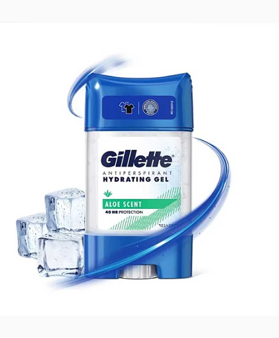 Gillette Aloe Scent Antiperspirant Hydrating Gel