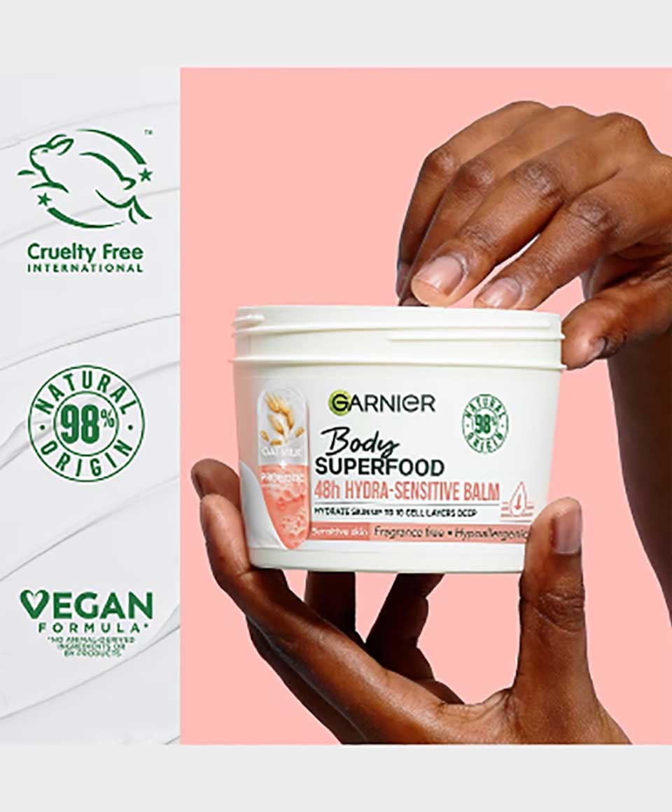 Garnier Oat Milk Body Superfood Hydra Sensitive Balm Gar