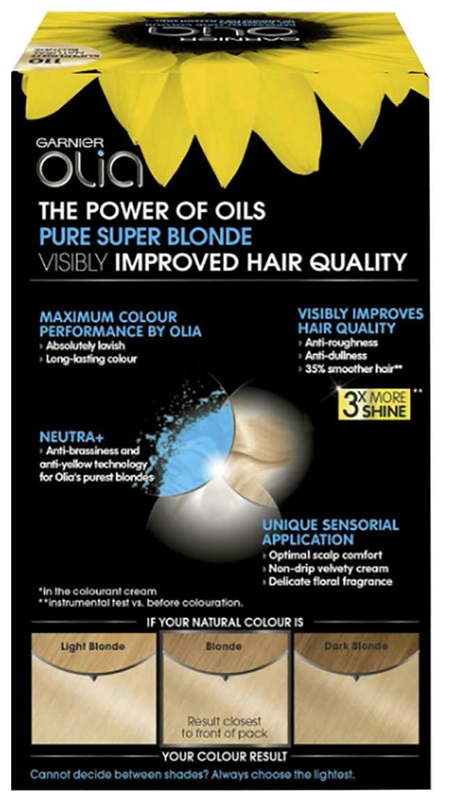 Olia Permanent Hair Color 110 Super Light Natural Blonde