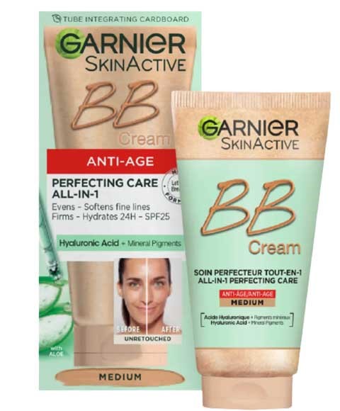 Skin Active Anti Age Perfecting Care All In 1 BB Cream Medium