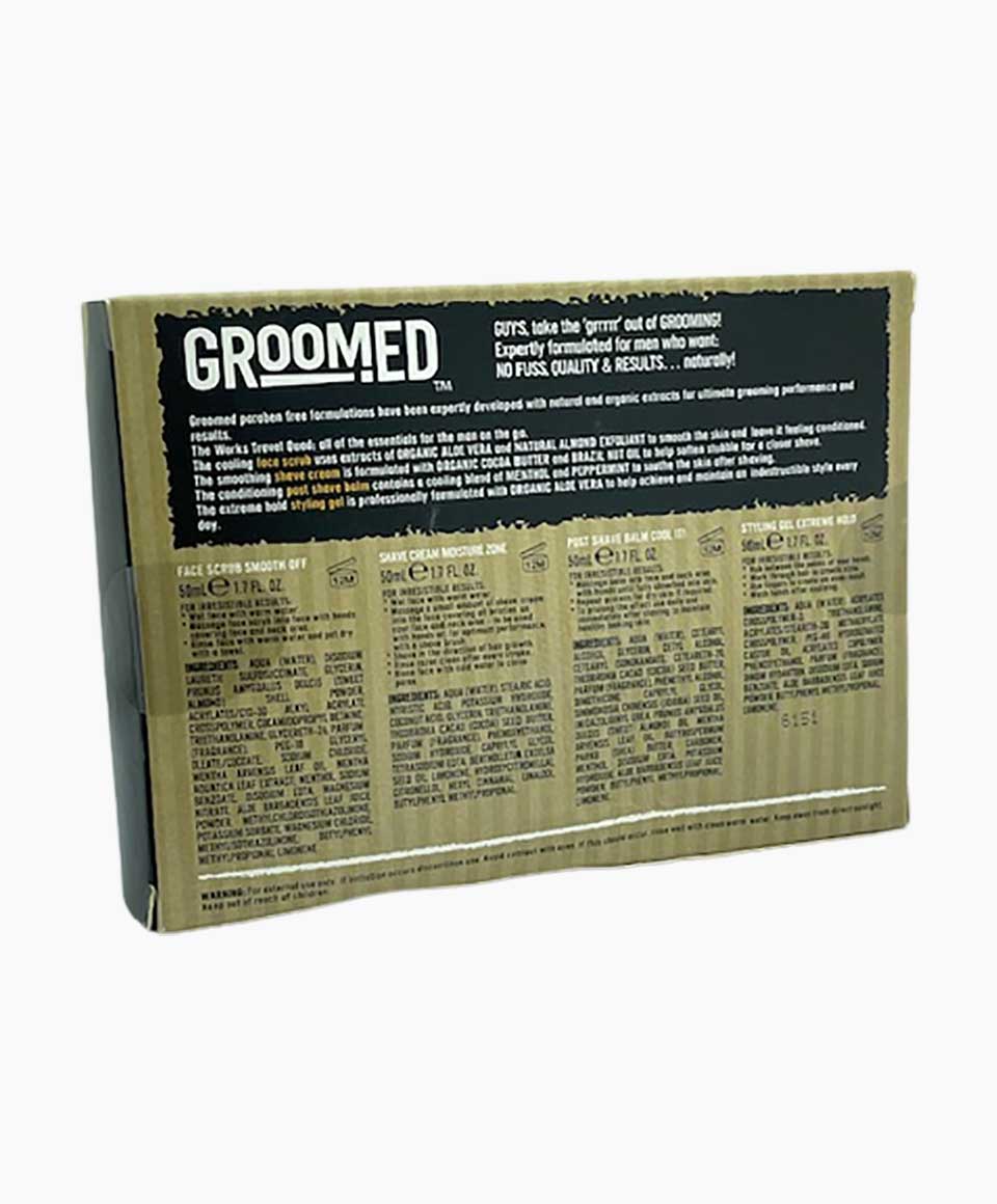 Groomed Professional Male The Works Travel Quad