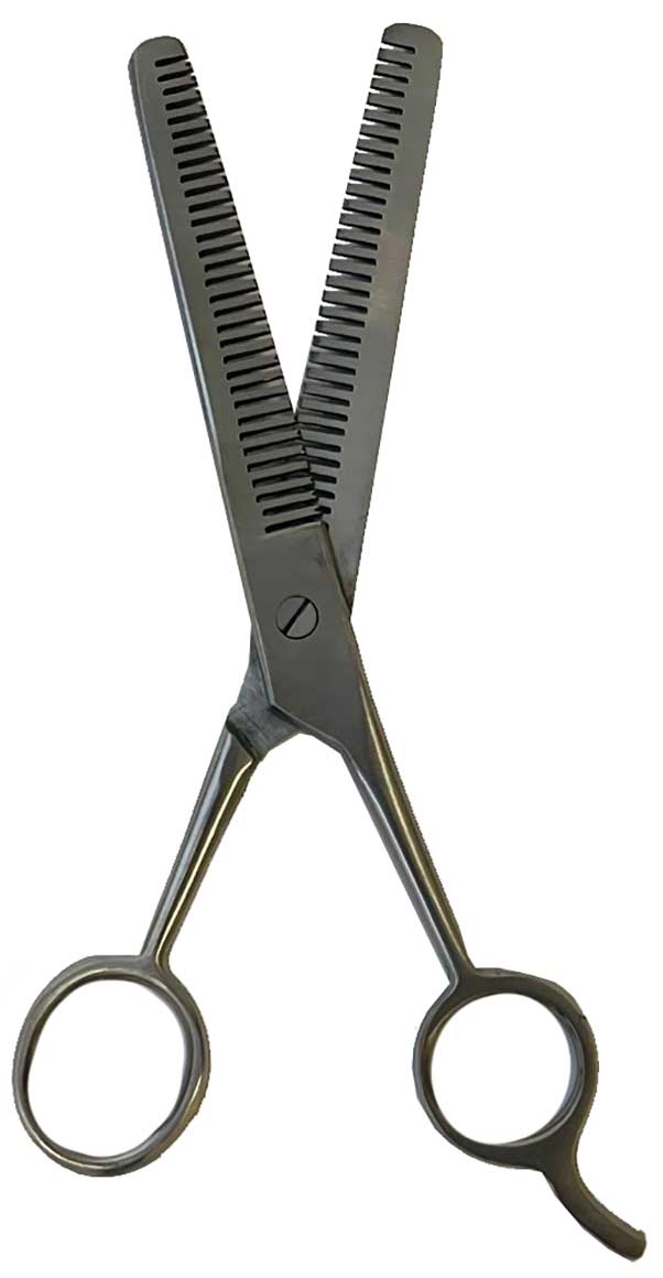 Thinning Barber Scissors With Hook Hair Accessories E