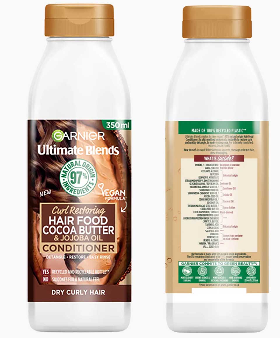 Ultimate Blends Curl Restoring Cocoa Butter And Jojoba Oil Hair Food Conditioner