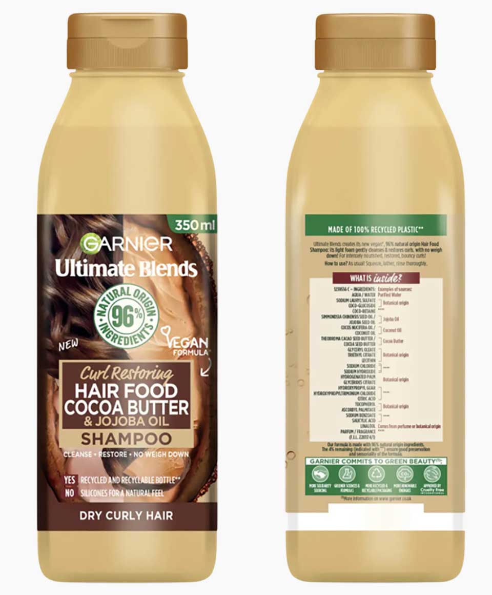 Ultimate Blends Curl Restoring Cocoa Butter And Jojoba Oil Hair Food Shampoo