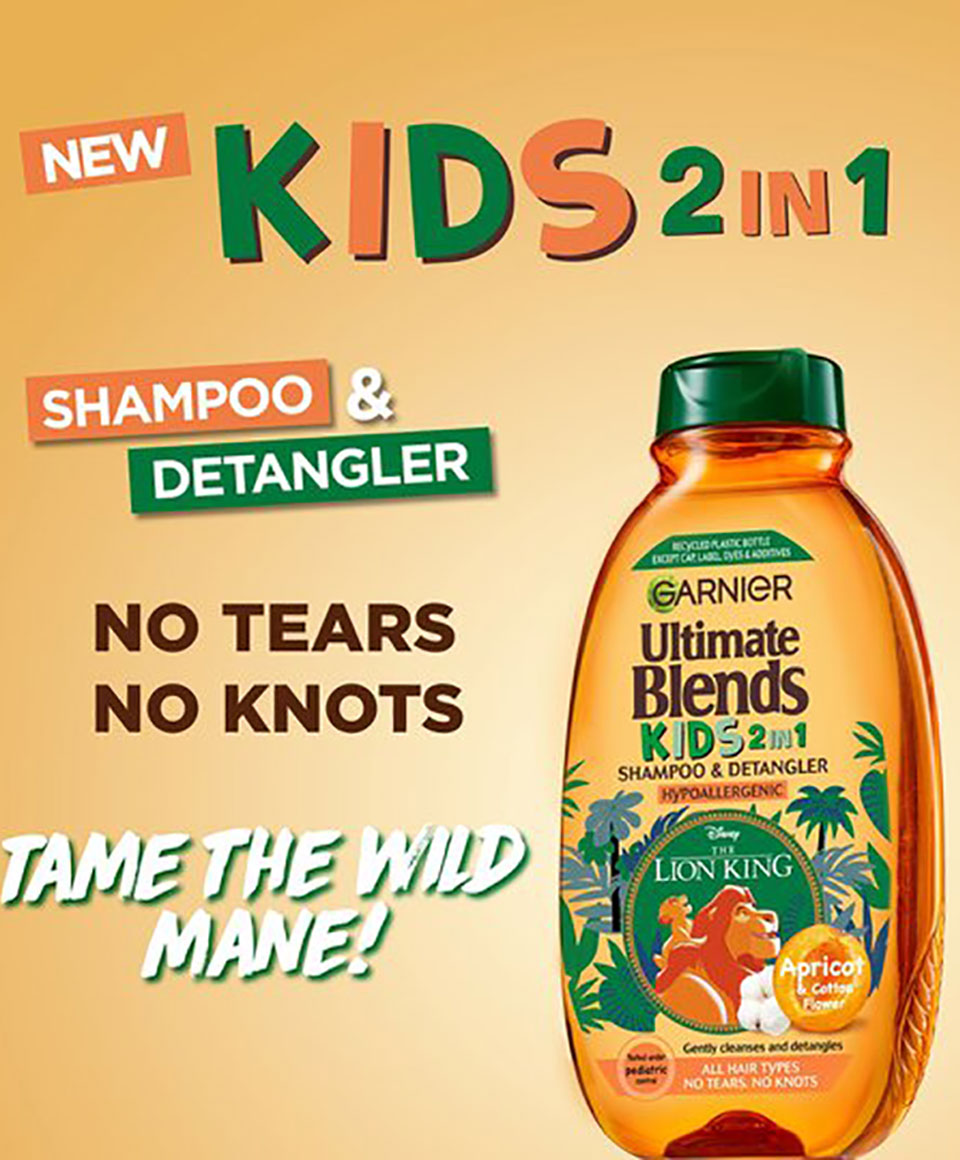 Ultimate Blends Kids 2In1 Apricot Shampoo And Detangler