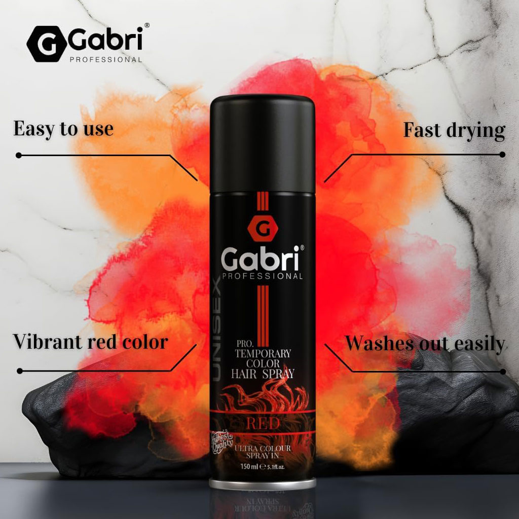 Gabri Pro Temporary Hair Colour Spray
