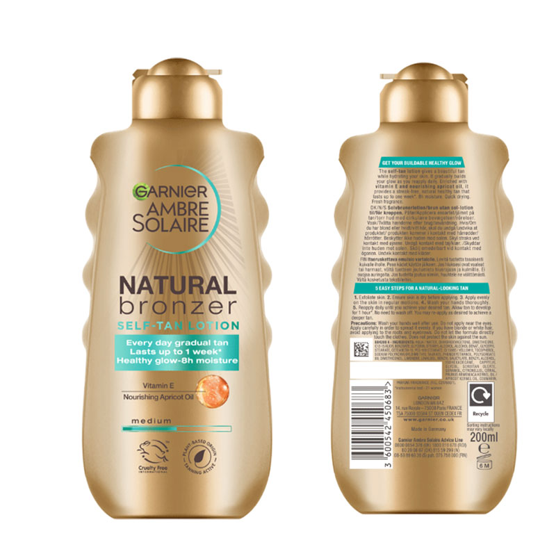 Ambre Solaire Natural Bronzer Self Tan Lotion
