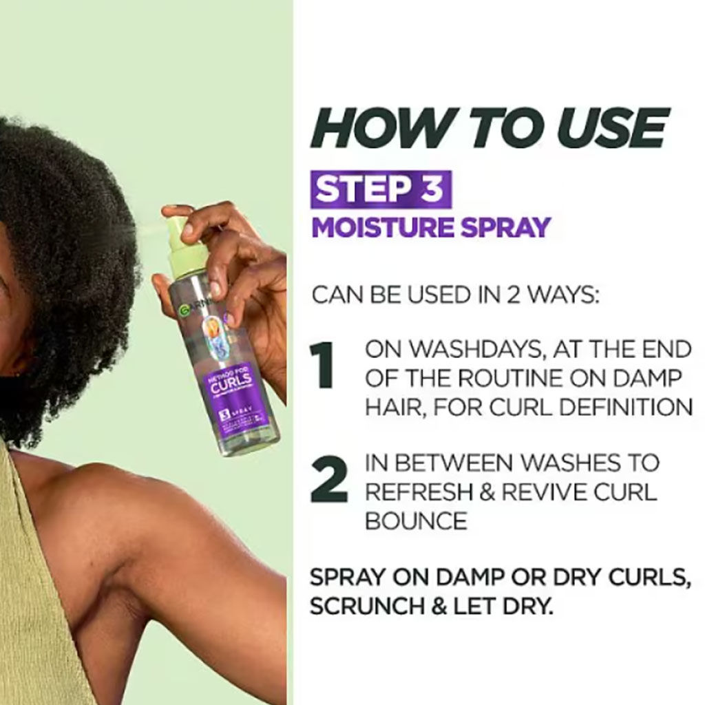Method For Curls Up To 48H Moisture Definition 3 Spray