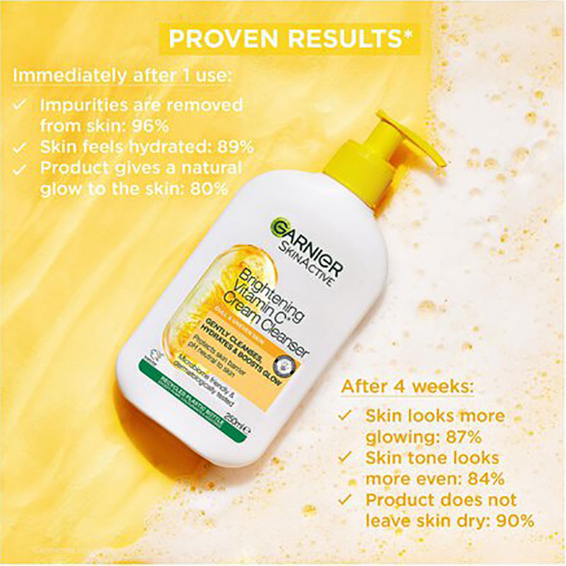 Skin Active Brightening Vitamin C Cream Cleanser