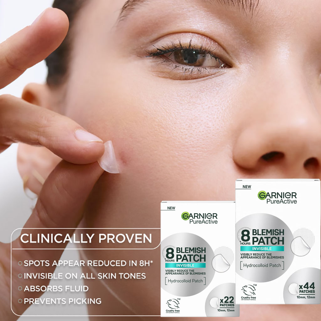 Pure Active 8Hr Invisible Hydrocolloid Blemish Patch | Gar