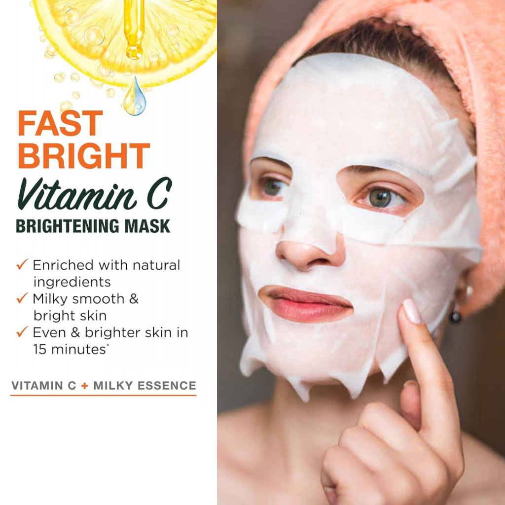 Skin Active Fast Bright Instant Brightening Mask