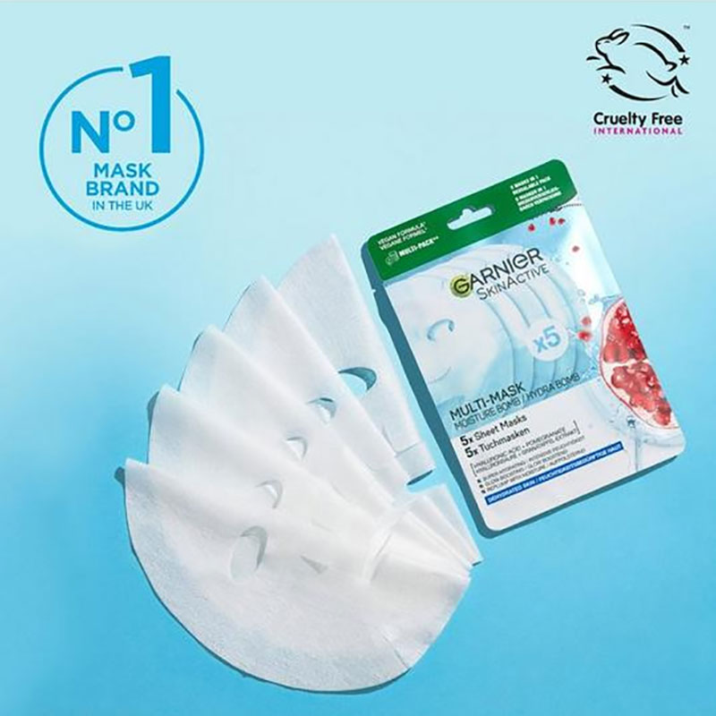 Skin Active X5 Multi Mask Moisture Bomb Sheet Mask