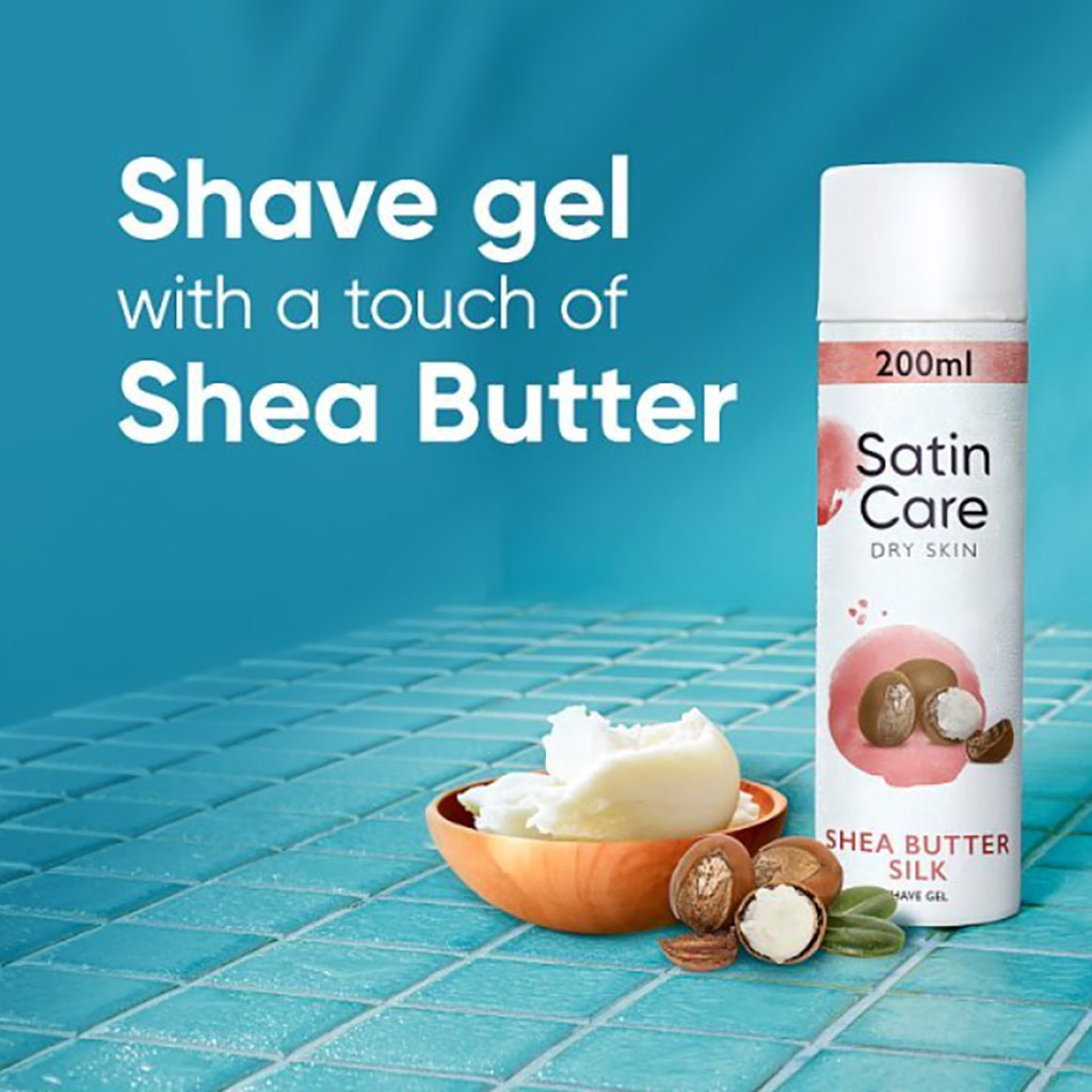 Satin Care Shea Butter Silk Shave Gel For Women