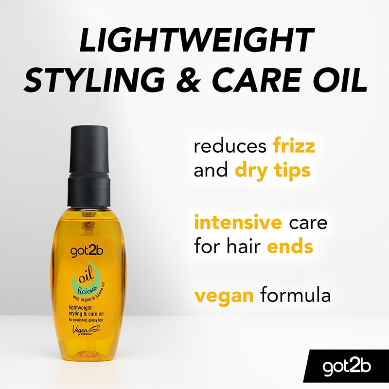 Got2b Oil Licious Lightweight Styling Oil With Argan And Jojoba Oil