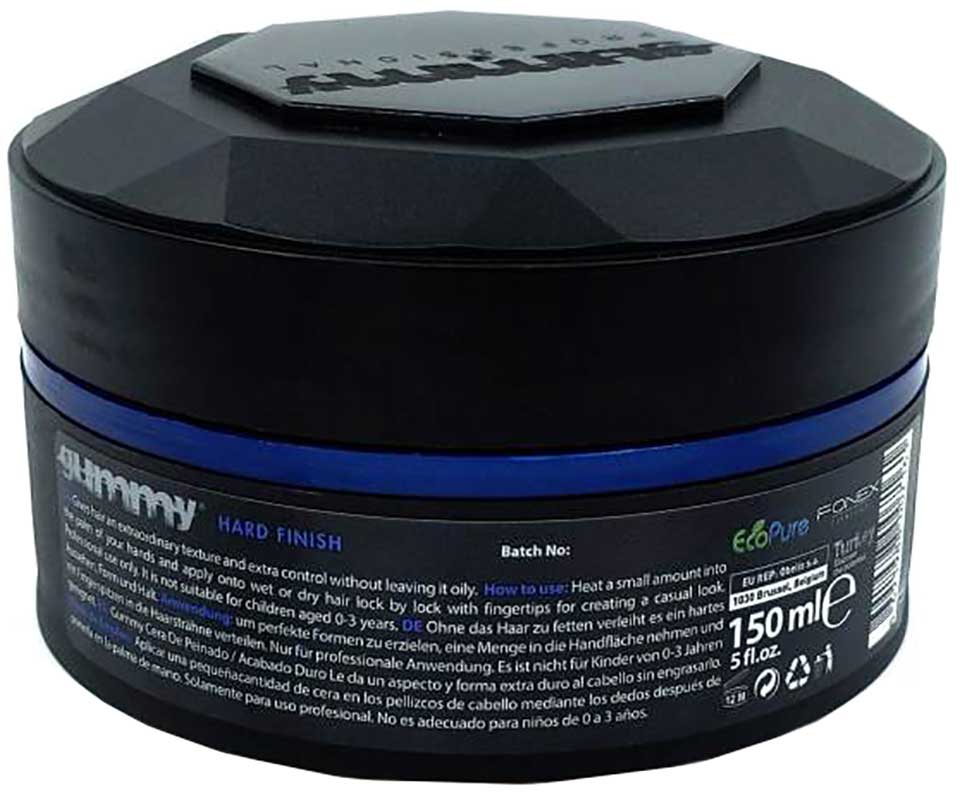 Gummy Hair Styling Wax Hard Finish