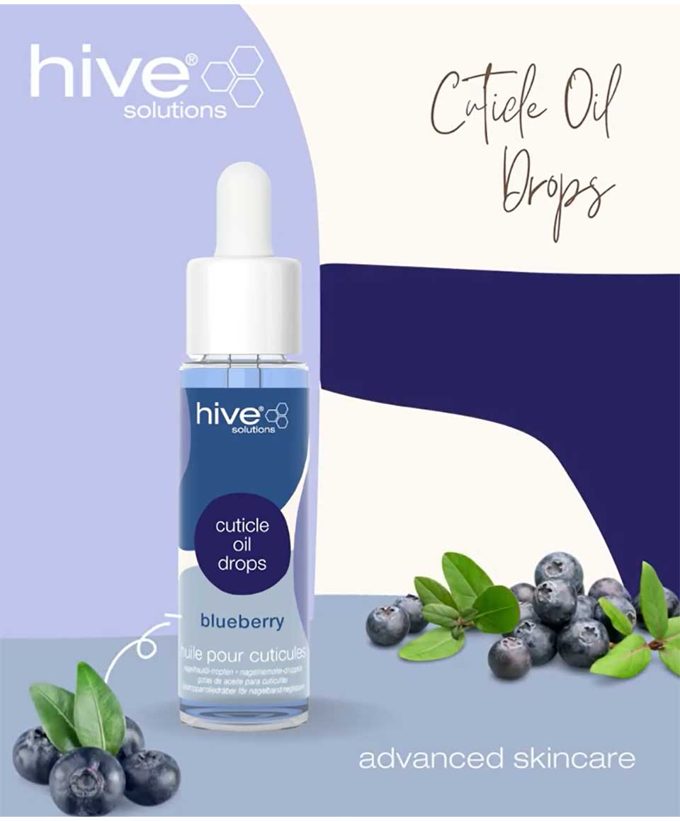 Solutions Cuticle Oil Drops Blueberry