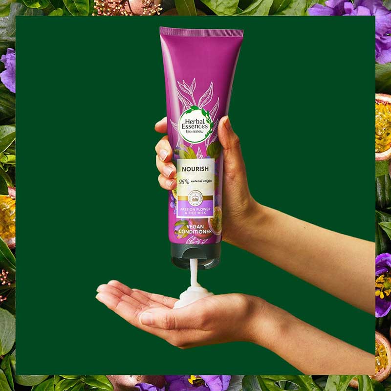 Herbal Essences Nourish Passion Flower Vegan Conditioner