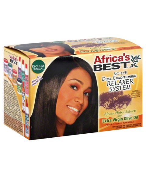Africas Best No Lye Dual Conditioning Relaxer System