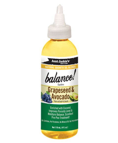 Aunt Jackies Balance With Grapeseed And Avocado Oil