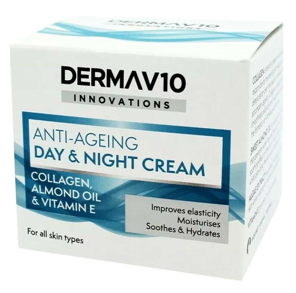 Derma V10 Anti Ageing Day And Night Cream