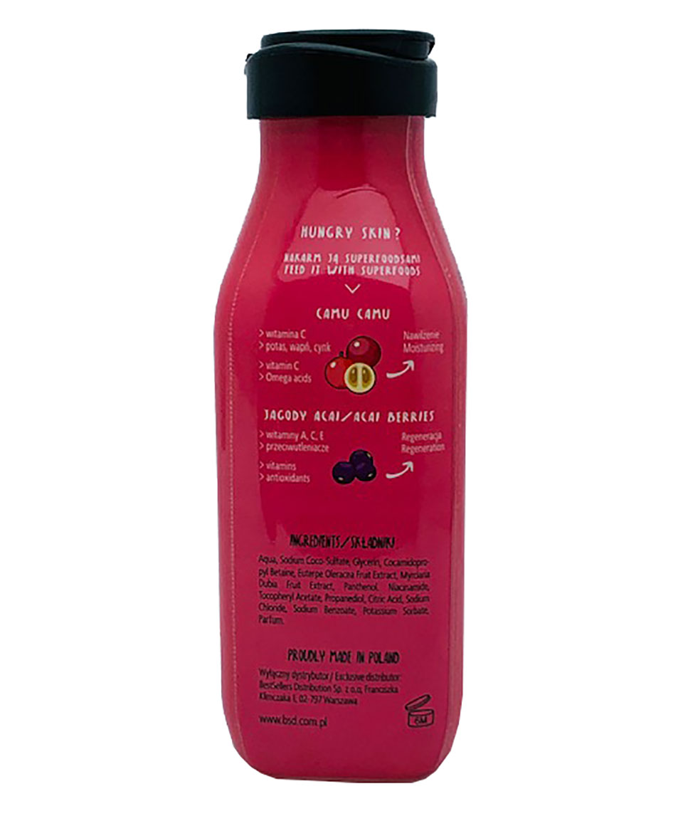 Superfoods Bath And Shower Gel With Camu Acai Berries Hu