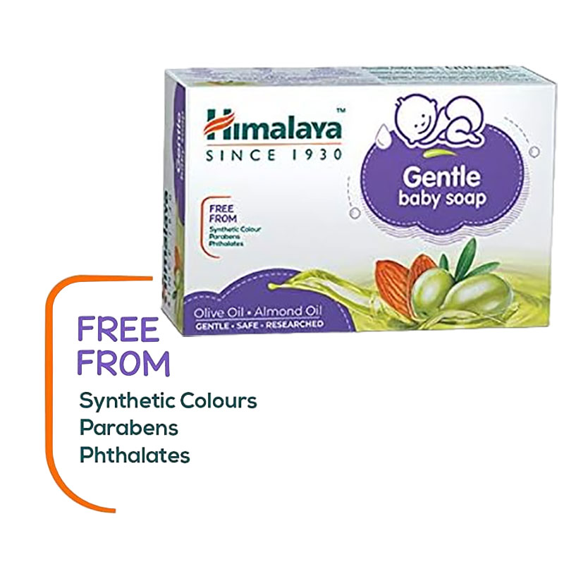 Himalaya Gentle Baby Soap With Olive And Almond Oil
