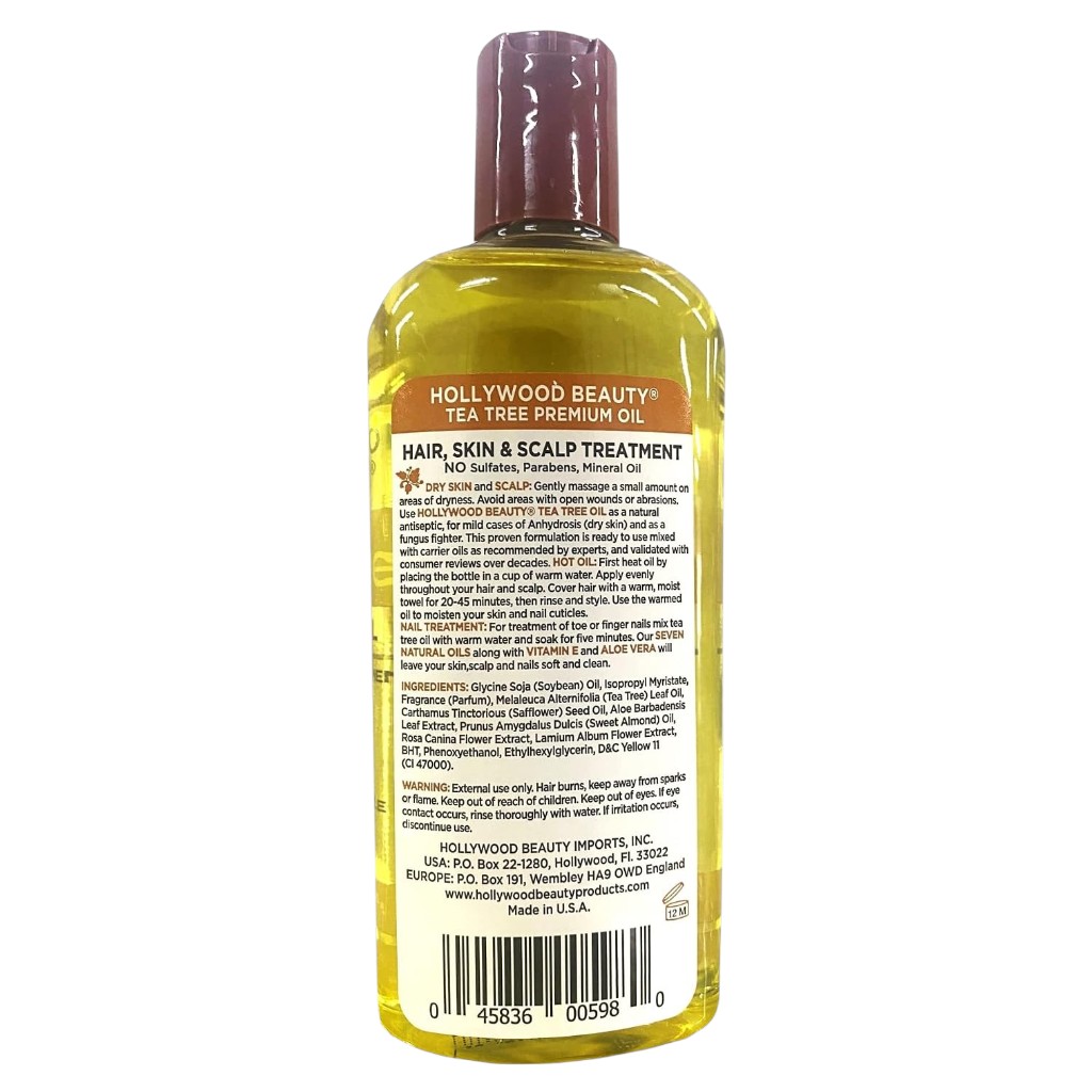 Hollywood Beauty Tea Tree Premium Oil Skin And Scalp Treatment