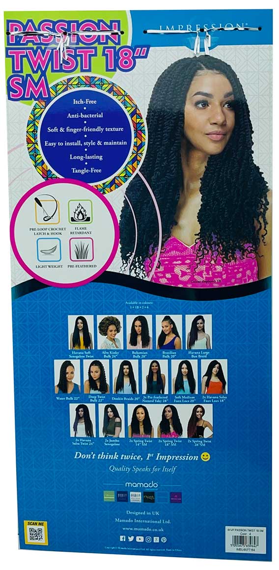 4X Value Pack Syn Passion Twist Braid