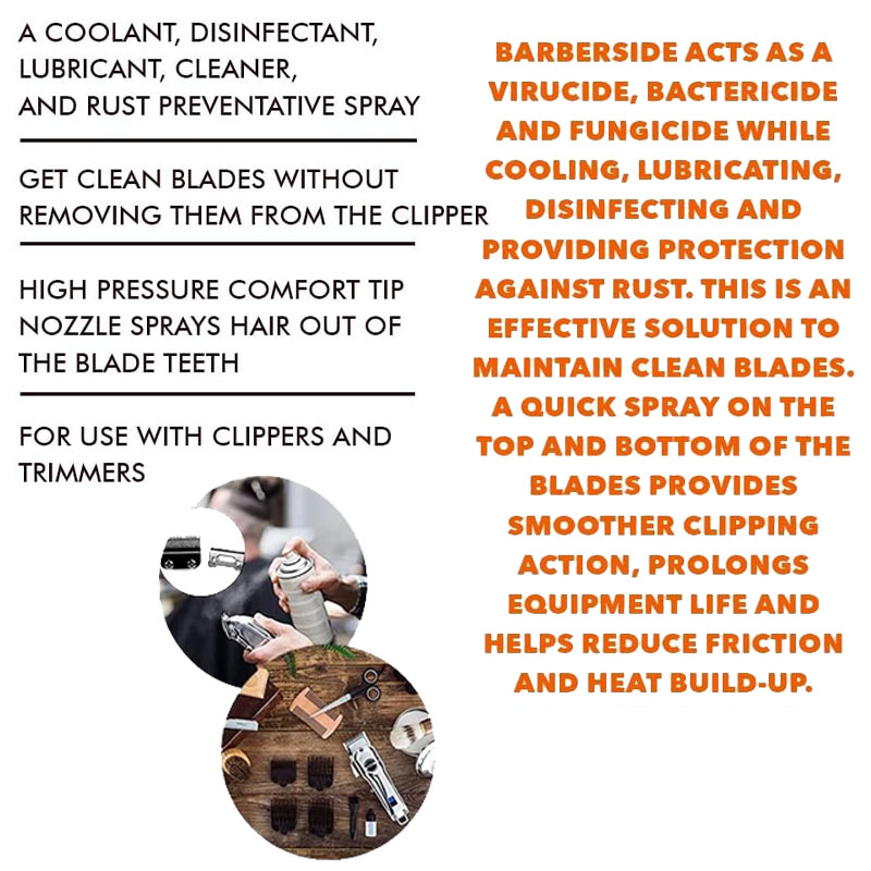 Barber Side Hair Clipper Spray