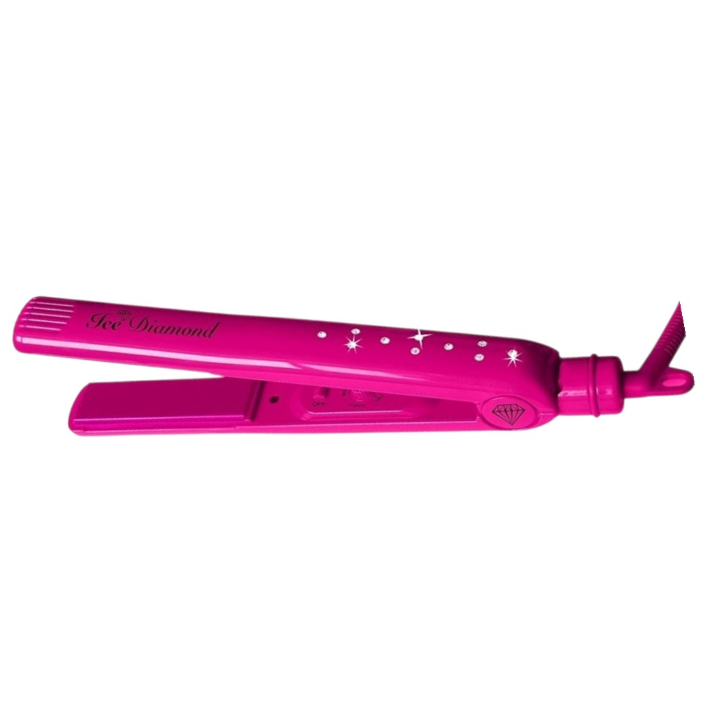 Ice Diamond Professional Hair Straightener Styler Pink