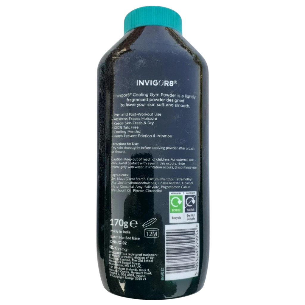 Invigor8 Cooling Gym Powder For Men