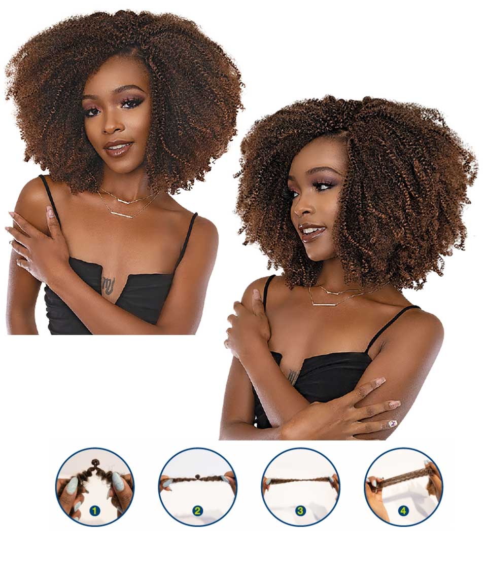 Nala Tress Afro Syn 2X Curl Bae 4A Braid