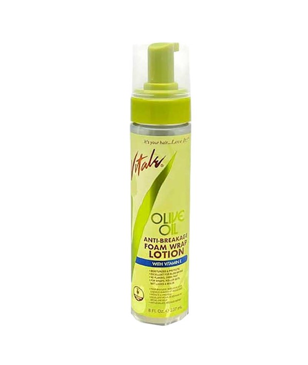 Vitale Olive Oil Anti Breakage Foam Wrap Lotion JF Labs