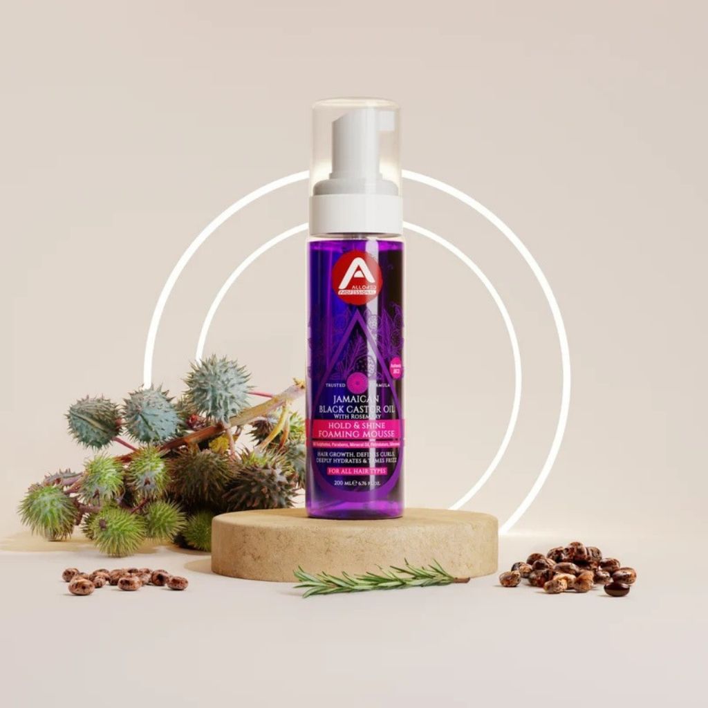 Jamaican Black Castor Oil With Rosemary Hold And Shine Foaming Mousse
