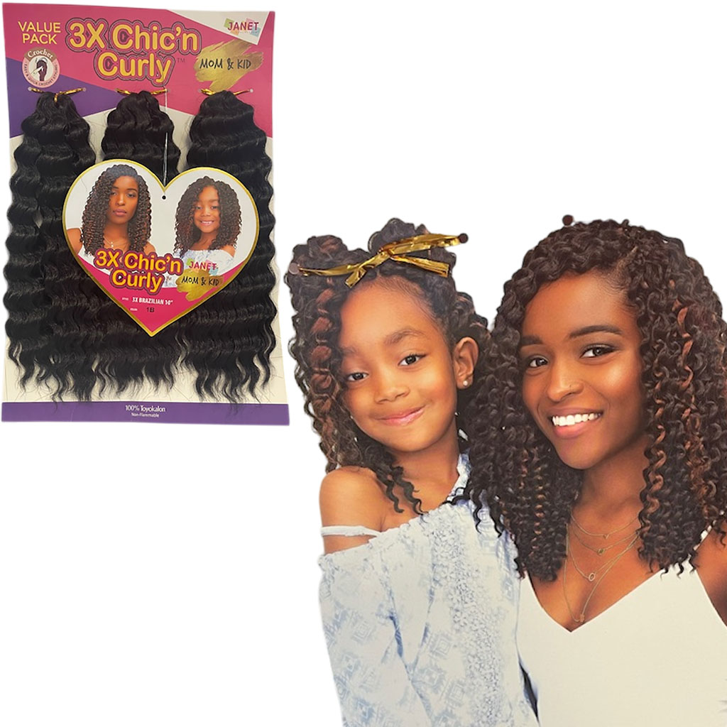 3X Chic N Curly Syn Brazilian Braid